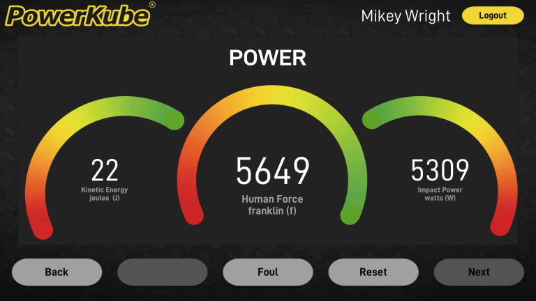 Powerkube Measuring Striking Power