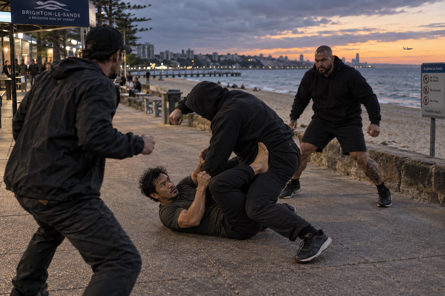 Multiple attackers self-defence isn't martial arts